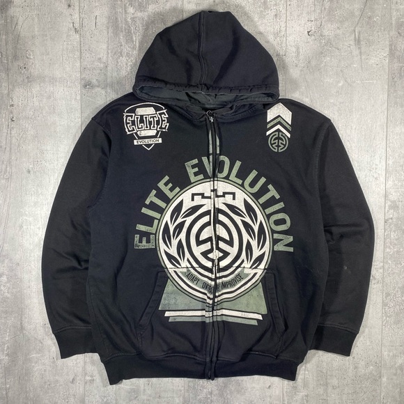 Mma Elite Other - Y2k MMA Elite Zip-Up Hoodie